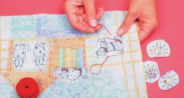 Textilkép készítése – 3. lépés