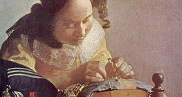 Vermeer: A csipkeverő nő (1665 körül, barokk)