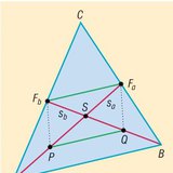 Meridians of a triangle