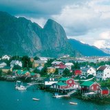 Typical Norwegian landscape