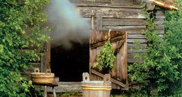 Régi szauna Finnországban