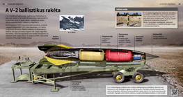 A V–2 ballisztikus rakéta