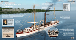 A gőzhajózás kezdetei: a Clermont