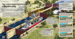 Egy nagyszabású építmény: a folyami zsilip