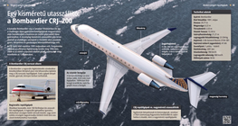 Egy kisméretű utasszállító: a Bombardier CRJ–200