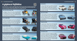 A gépkocsi fejlődése