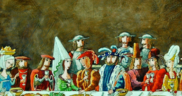 Így ettek az európaiak a középkorban