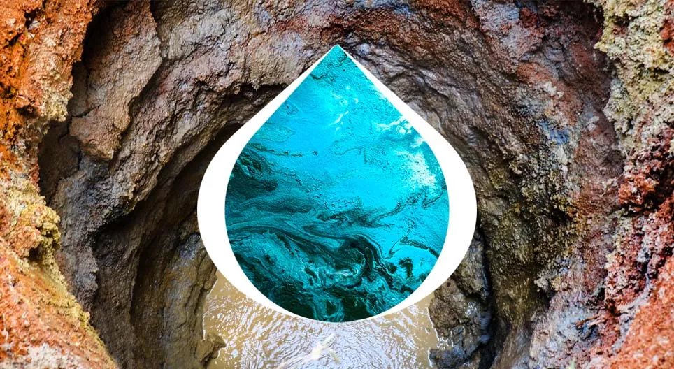 Água debaixo da superfície da Terra