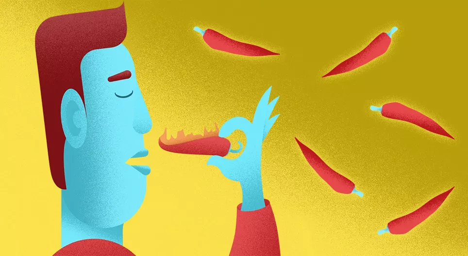 Você pode comer pimenta?