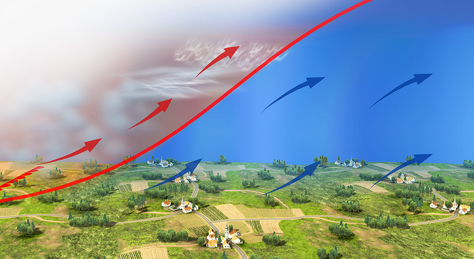 Frente quente e frente fria