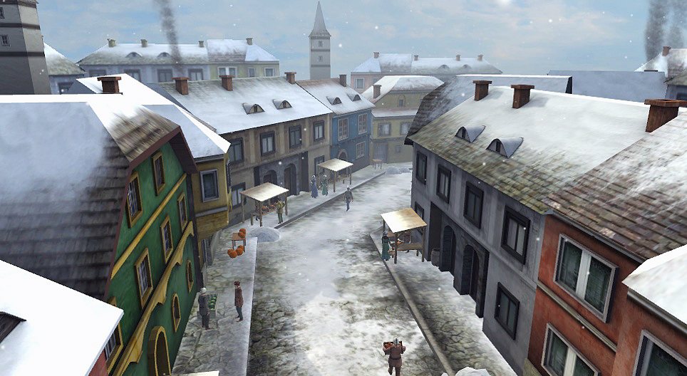 Cidade medieval na Europa Central