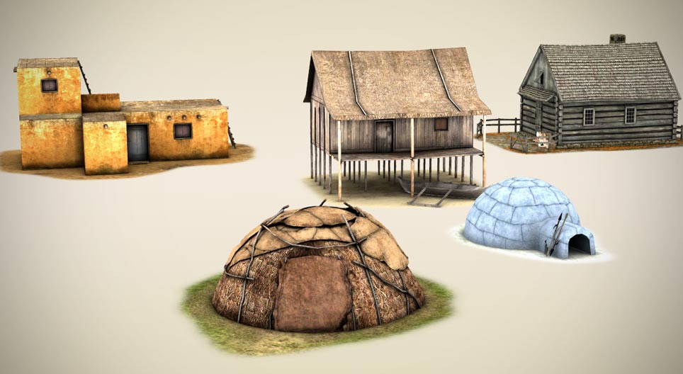 Tipos de habitações típicas