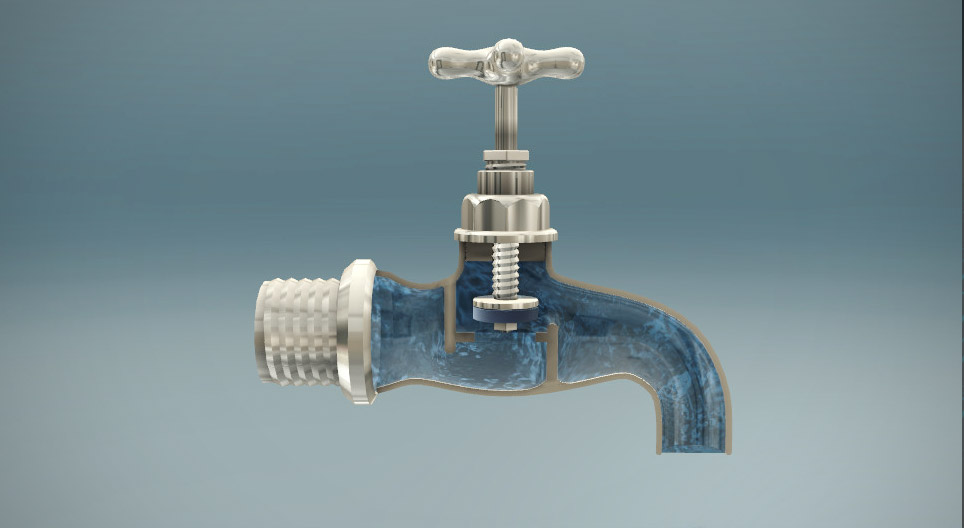 Ako to funguje? - Vodovodný kohútik