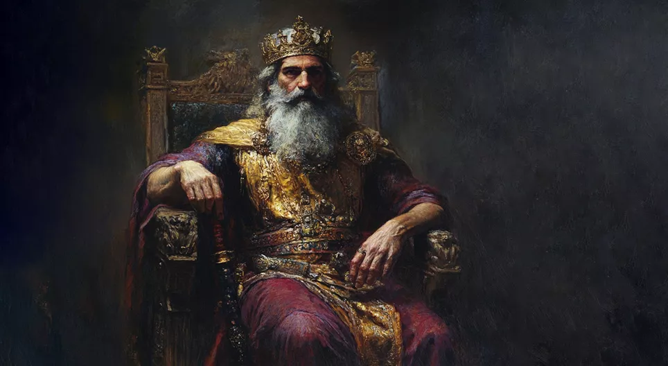 Kralj Salomon, modri graditelj templjev
