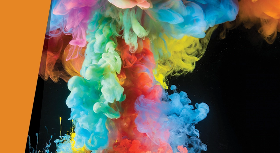 Färgglada strömmar