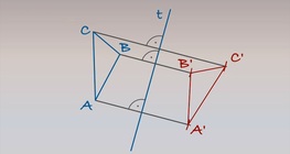 Háromszög tengelyes tükrözése