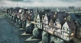 Дундад зууны хүн суурьшсан гүүр (Лондоны гүүр, XVI зуун)