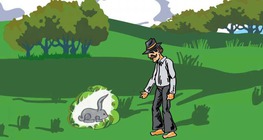 A szegény ember meg a nyúl