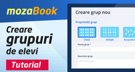 Creare grupuri de elevi