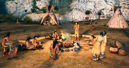 Индианчуудын суурин (Кроу овгийнхон)