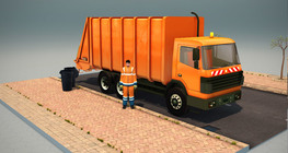 Хог тээвэрлэгч машин