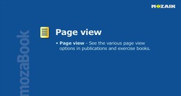 mozaBook - Oldalnézet