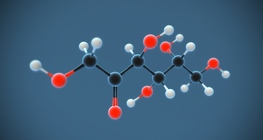 D фруктоз (C₆H₁₂O₆)