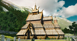 Викингийн модон сүм (Боргунд, XIII зуун)