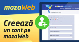 Creează un cont pe mozaWeb