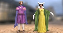 Хувцас (Баруун Европ, XIV зуун)