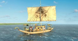 Эртний Египетийн дарвуулт онгоц