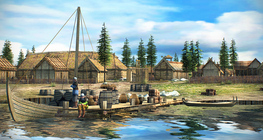 Викингийн суурин (X зуун)