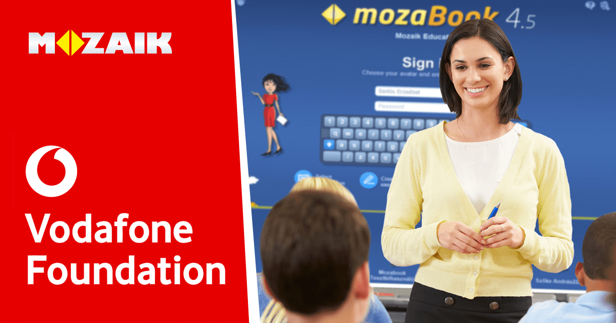 The Vodafone Foundation and Mozaik join forces to aid digital education with free software access