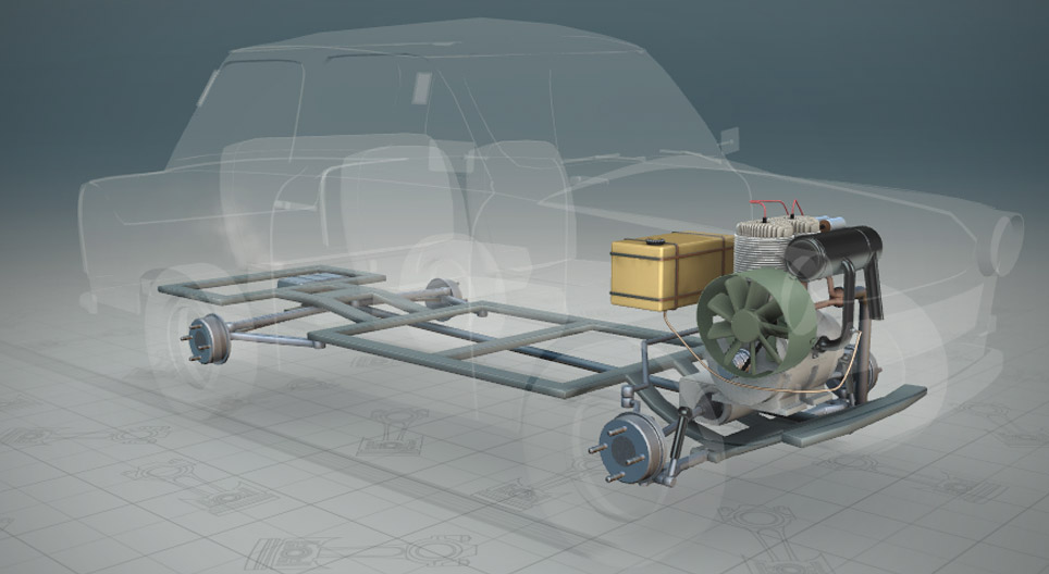 Двухтактный двигатель