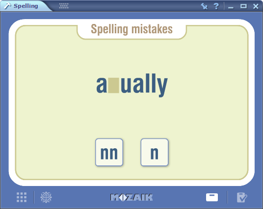 mozaTools - Magic spelling flashcards
